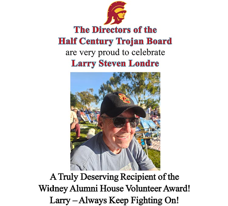 Recipient of Widney Alumni House award